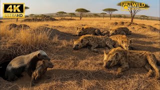 Download Lagu When the Honey Badger Approaches the Cub… The Pack Awakens Its Wildest Instincts -Animal documentary MP3