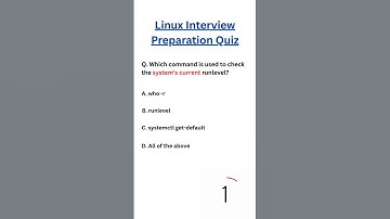 Linux Interview Preparation Quiz 🥳Linux Interview Question and Answer #youtubeshorts #short #linux