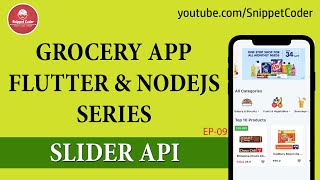 Celebrity Grocery App - Flutter & NodeJS - Slider API - EP09 Net Worth