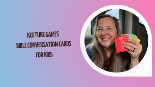 Kulture Games Bible Conversation Cards for Kids