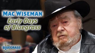 Mac Wiseman tells stories about the early days of Bluegrass
