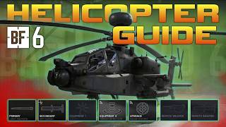 BF6 Attack Helicopter Guide | Stop Crashing! Beginner Flight School!!