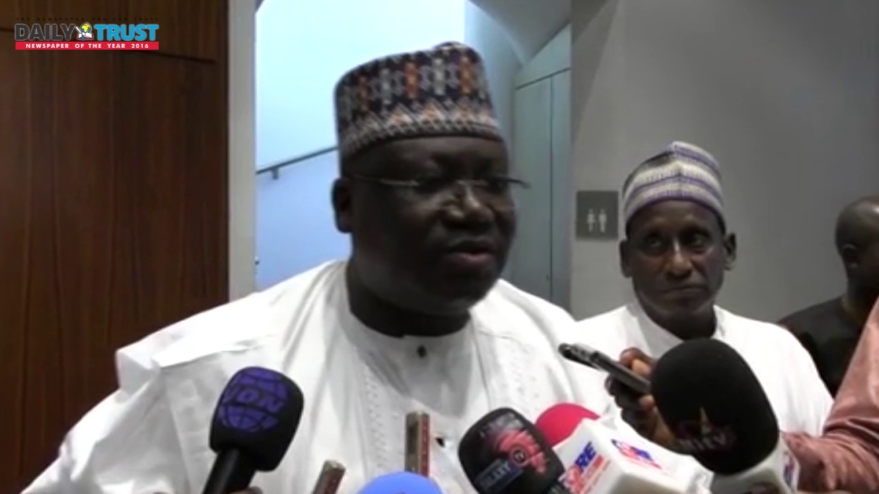 Senator Ahmed Lawan speaks on 2017 budget