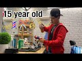 Day in the life of a 15 year old barber