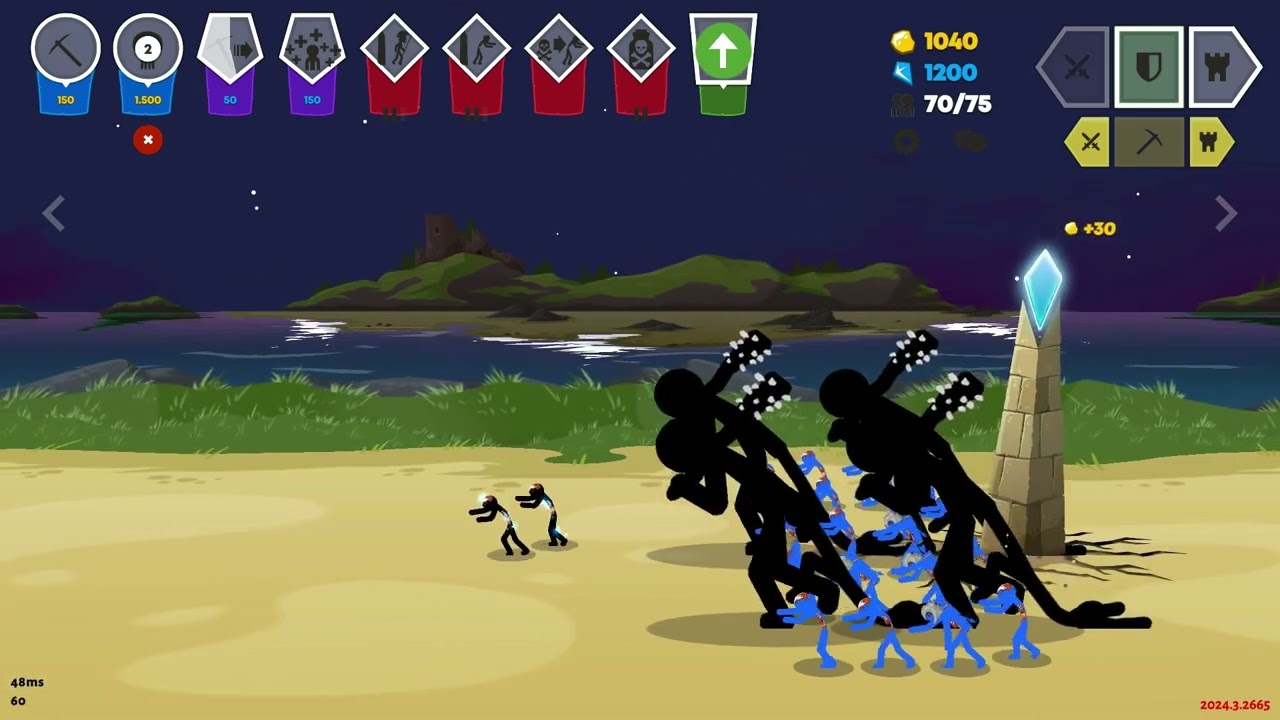 A giant dose of stickwar saga (Giant tankers strat)