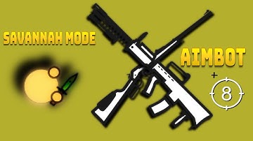 BEST PLAYER on SURVIV.IO DESTROYS the SAVANNAH MODE with AIMBOT and 8X SCOPE