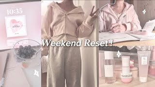 Full WEEKEND RESET ROUTINE☆ 🩰 | productive & cozy, studying, shopping | amaramae Guide