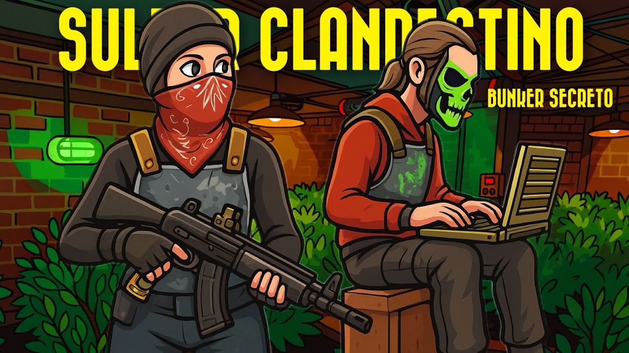 CONSTRUÍ UM BUNKER CLANDESTINO NO RUST!