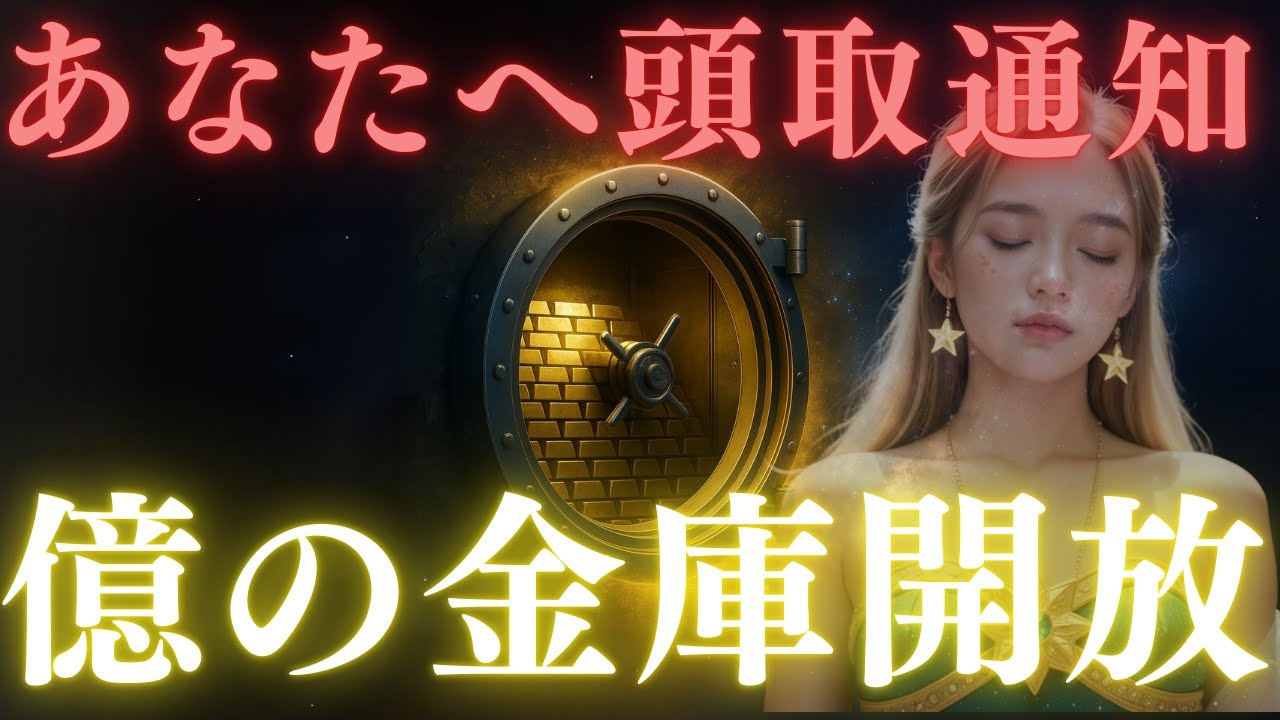 【宇宙銀行 頭取極秘】“あなたの隠し金庫”が解放されます