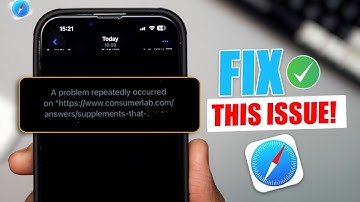 How to Fix "A Problem Repeatedly Occurred" in Safari on iPhone | Get Safari on iPhone