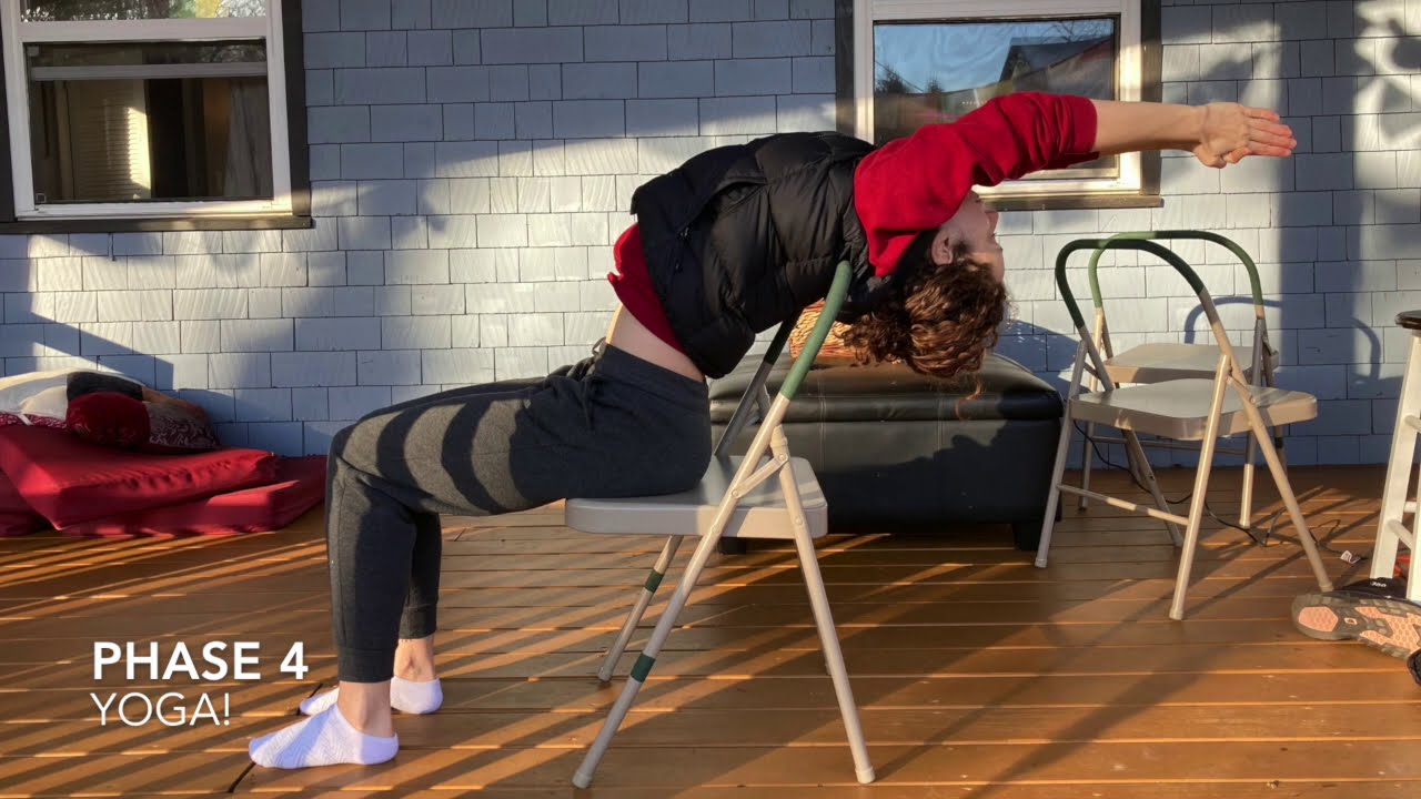 How to make an Iyengar yoga chair YouTube