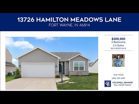 13726 Hamilton Meadows Lane, Fort Wayne, IN home video tour