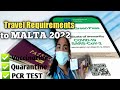 ✅TRAVEL REQUIREMENTS TO MALTA 2022🇲🇹 | Things you need to know for RED ZONE COUNTRIES🚫😷