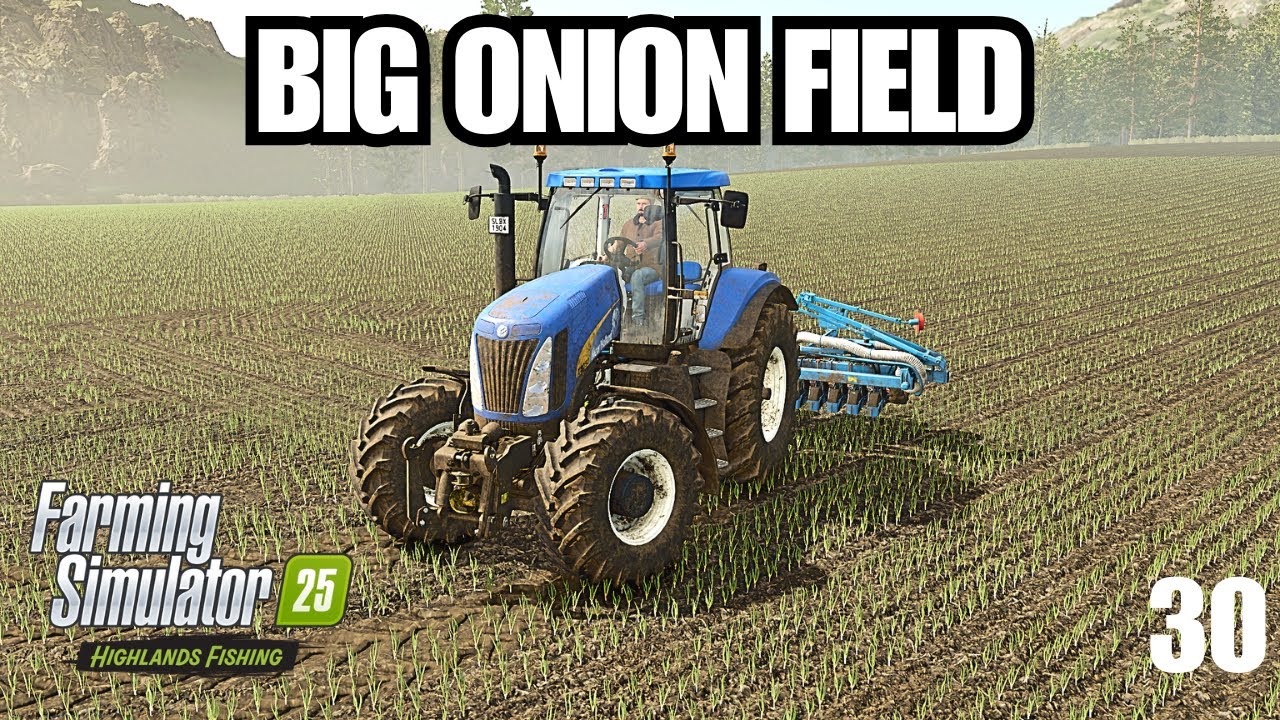 Planting my biggest onion field yet... | Kinlaig Resort Build | 