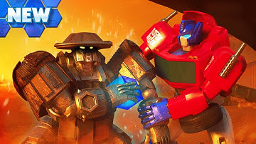 Optimus Meets MYSTERY Survivor | E12 | Transformers: CYBERWORLD