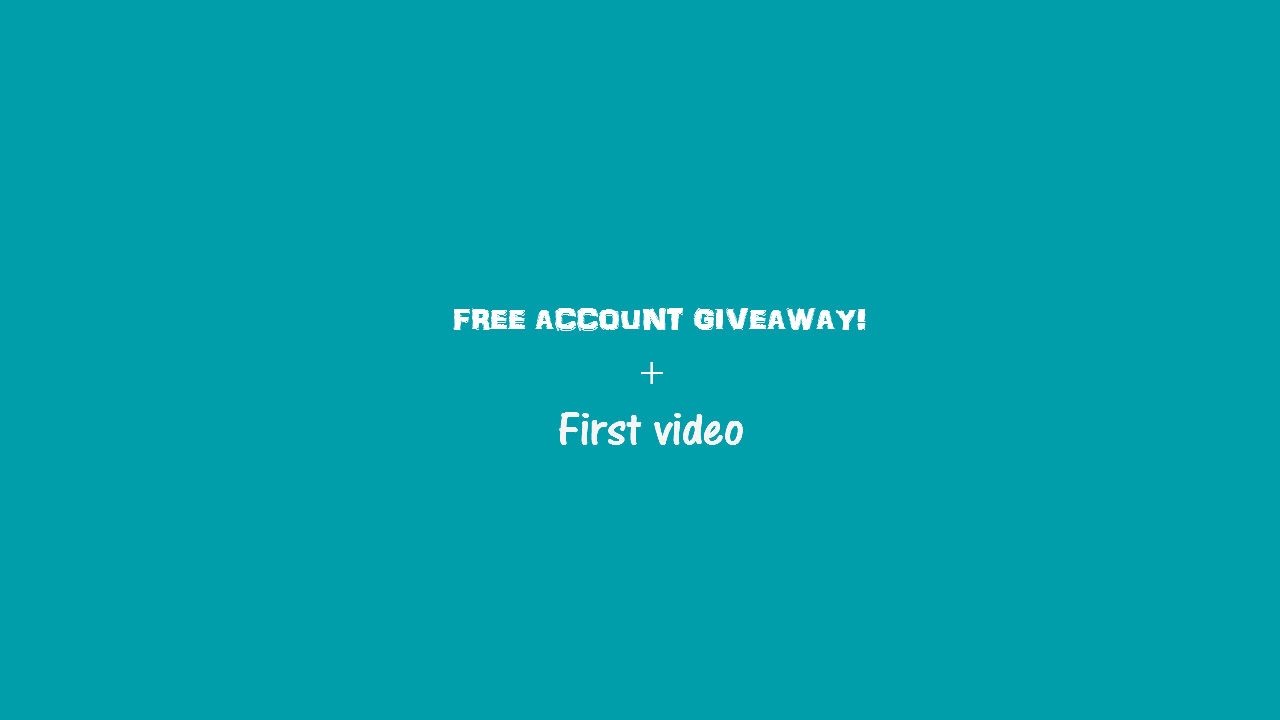 Growtopia - FREE ACCOUNT GIVEAWAY #1 | FIRST VIDEO
