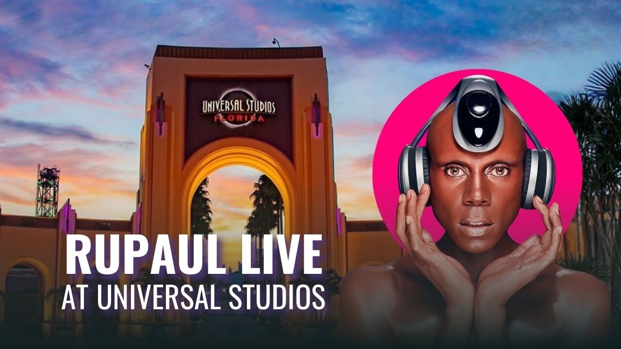 🔴 LIVE: Universal Studios Mardi Gras 2026 | RuPaul DJ Set & Park Walk