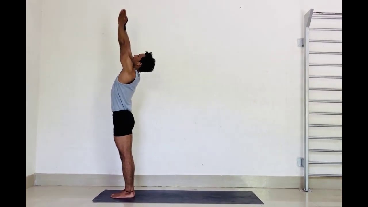 Devinder - Surya Namaskar A/B Ashtanga Vinyasa - How to float (jump back and up) in Sun Salutation