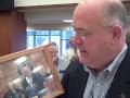 Judge Jim Yarbrough kisses Cheryl Johnson