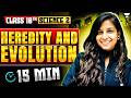 Heredity and Evolution in 15 Minutes | SSC Class 10 Science 2 | Maharashtra Board | Pranita Ma’am