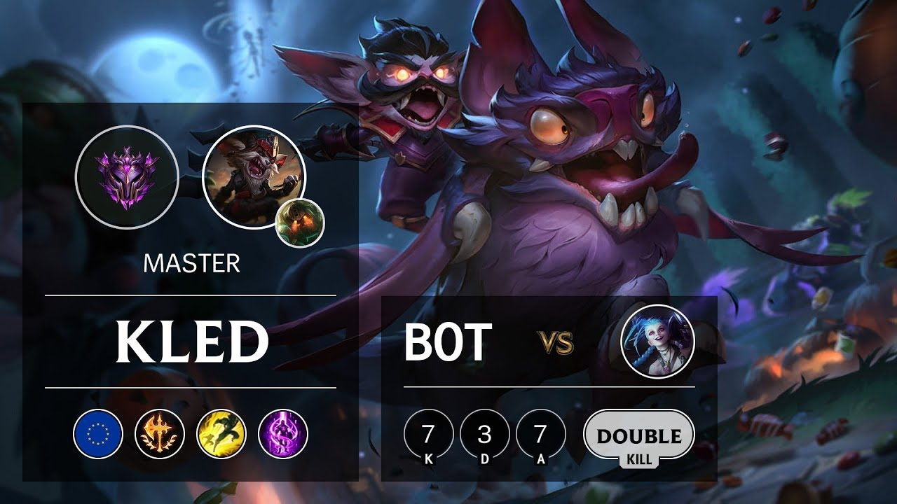Kled Bot vs Jinx - EUW Master Patch 9.21