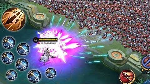 Lightborn Granger 500% Attack Speed build vs 1000 minions (gattling gun Build)
