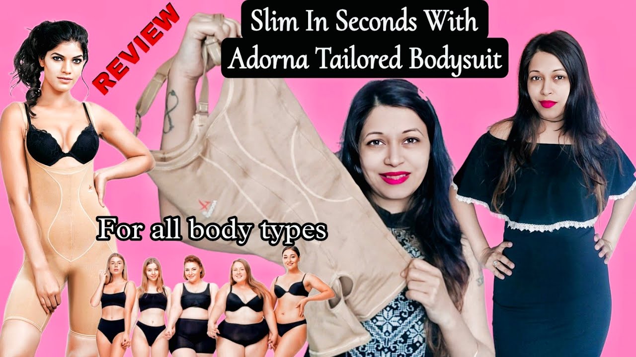 Get Slim In Seconds with Adorna Body Shaper - Tailored BodySuit #review  #adornacurvecraft 