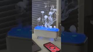Jellyfish Mist Humidifier | Music-Reactive LED Desk Decor#deskdecor #gadgets #humidifier #shorts