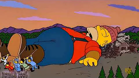 THE SIMPSONS - Raising A Giant Like Homer Is Reall...