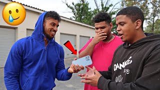 SURPRISING COUSINS WITH iPHONES (emotional)