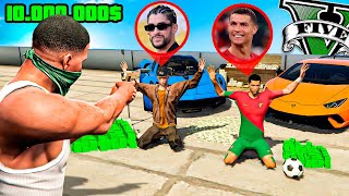 ROBO A FAMOSOS MILLONARIOS en GTA 5 !