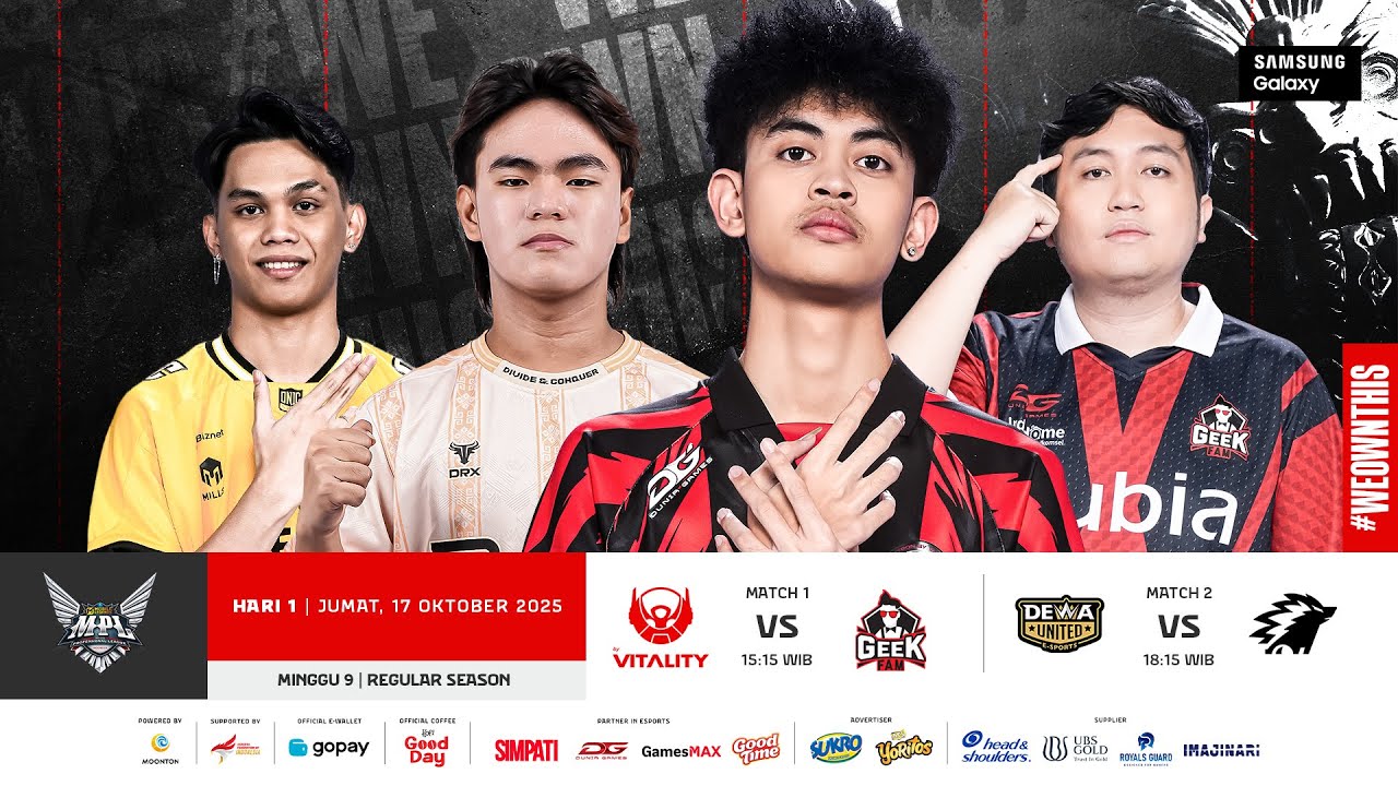 🔴 LIVE | MPL ID S16 | RS Hari 1 Minggu 9 | Bahasa Indonesia