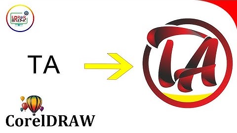 how to make a logo in CorelDRAW | How to use virtual segment delete tool in correldraw