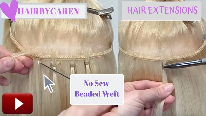 How to put in hair tinsel extensions with a bead🧚‍♀️ #hairtinsel  #hairextensions 