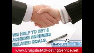 Craigslist Posting Service, Craigslist Ad Posting Service