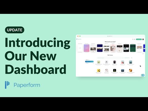 Introducing Paperform's New Dashboard