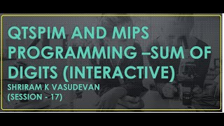 Famous 17. Sum of Digits with MIPS and QTSPIM Profile