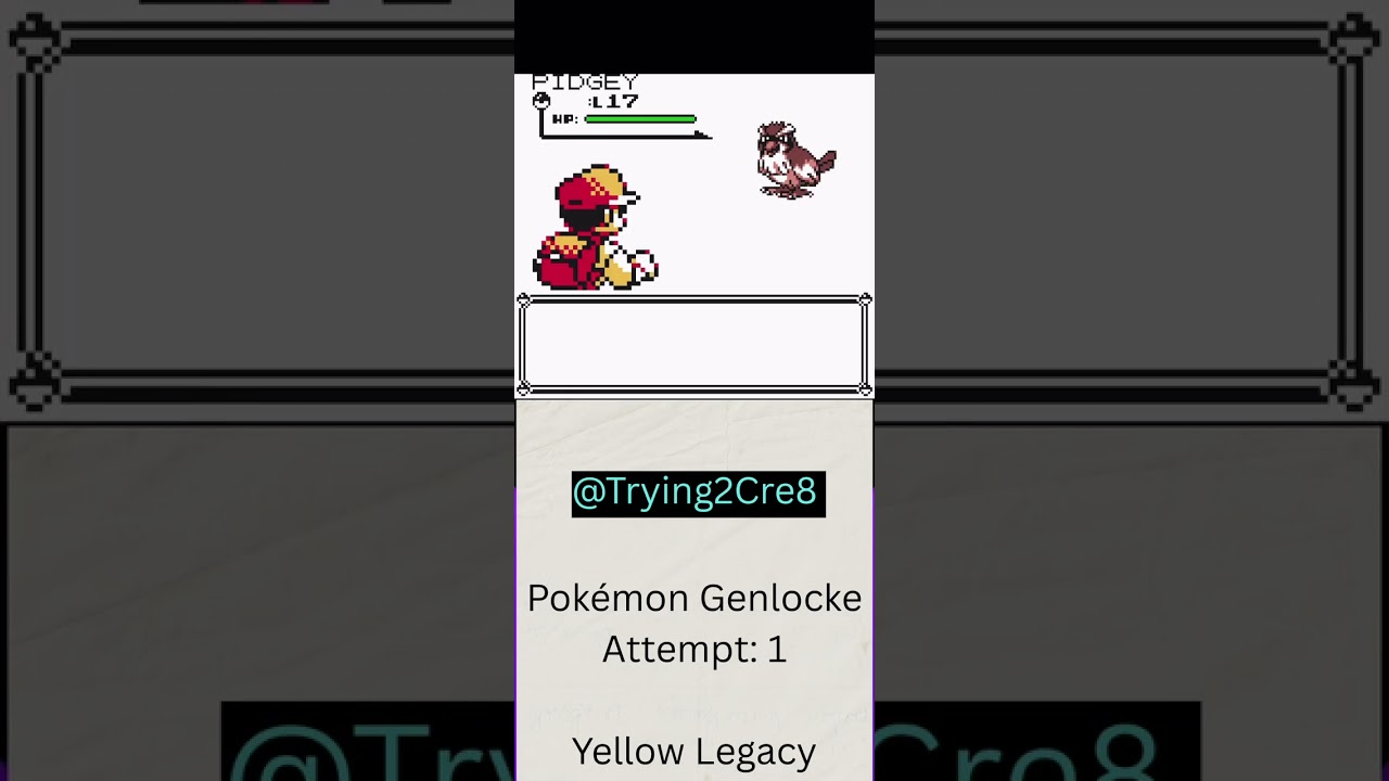 Pokemon Yellow Legacy Genlocke - Starting the Grind