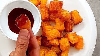 روش جدید درست کردن سیب زمینی سرخ کردهسیب زمینی حبابیFrench fries|آشپزی ایرانی جدید