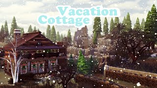 ❄️ Winter / Christmas Vacation Cottage | The Sims 4 | Stop Motion (No CC)