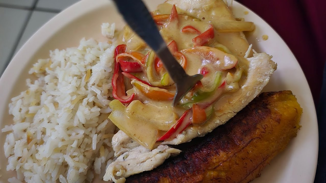 Filete De Pollo En Salsa De Jalapeño! - YouTube