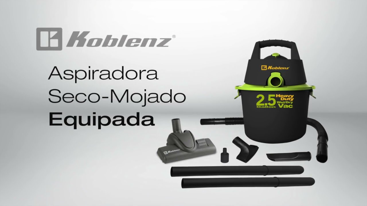 ASPIRADORA SECO MOJADO 1.75 HP 2.5 GALONES MARCA KOBLENZ. Koblenz WD-2.5 MA  - Quien tiene el mejor precio? - Nau