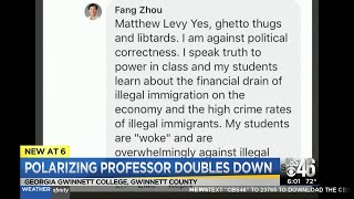 Georgia professor under fire over 'insensitive' immigrant comments