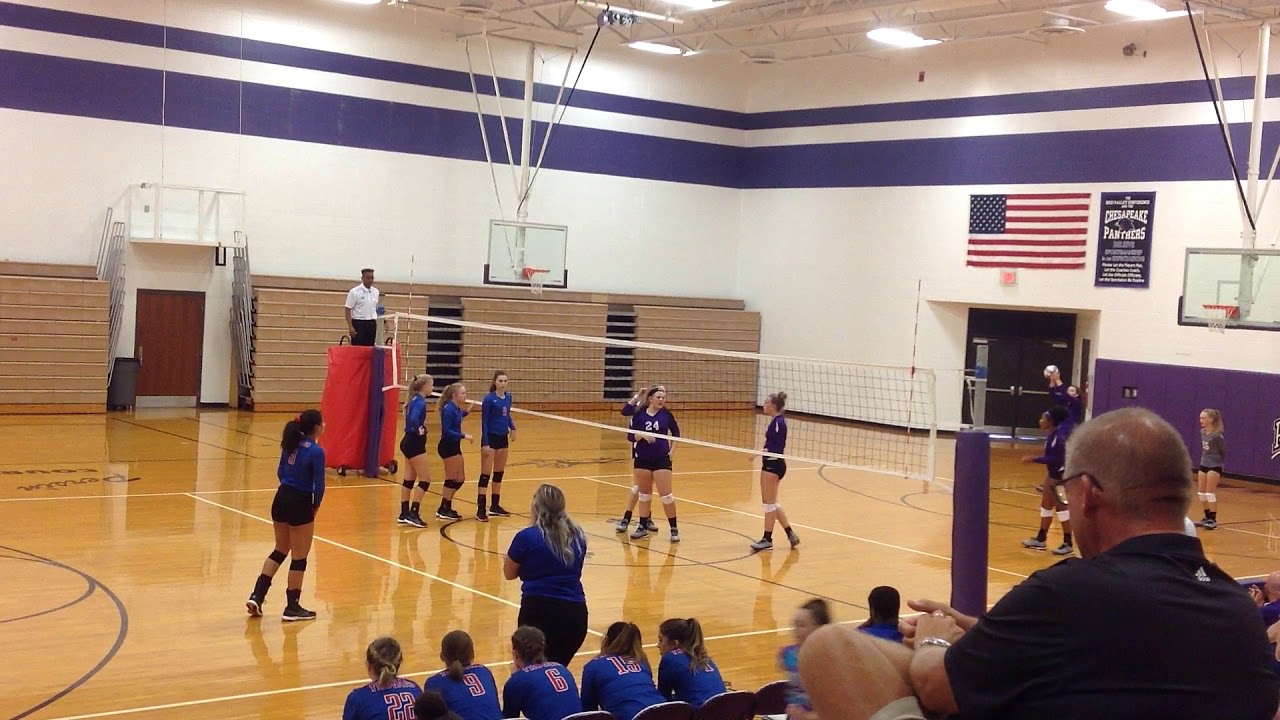 Varisty Volleyball Portsmouth V. Chesapeake 2018 Set 1 YouTube