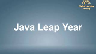 25 Java Leap Year | Online Training Download app from below link