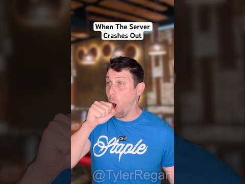 When The Server Crashes Out #server #boss #customerservice #shorts