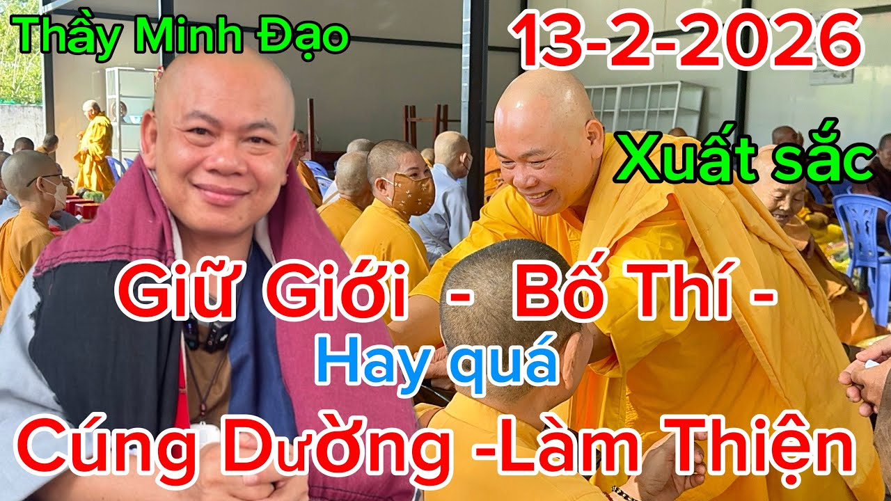 Thầy Minh Đạo trả lời câu hỏi về Y Áo - Giữ Giới - Bố Thí Cúng Dường Làm Thiện hay quá 