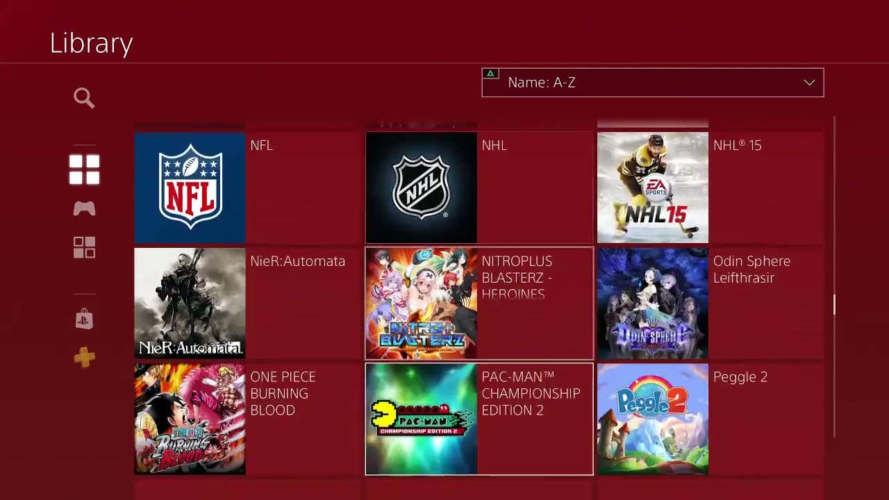 PS4 Menu Walkthrough