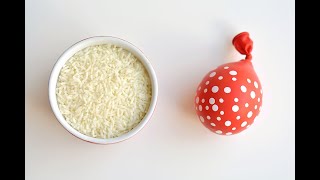 How to Make Stress Balls with Balloons and Rice