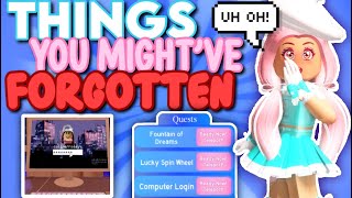 THINGS YOU ARE *FORGETTING* TO DO IN ROYALE HIGH...  ROBLOX Royale High Tips, Hacks, & Tricks screenshot 2